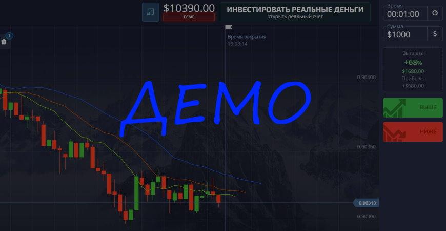Демо счет Pocket Option