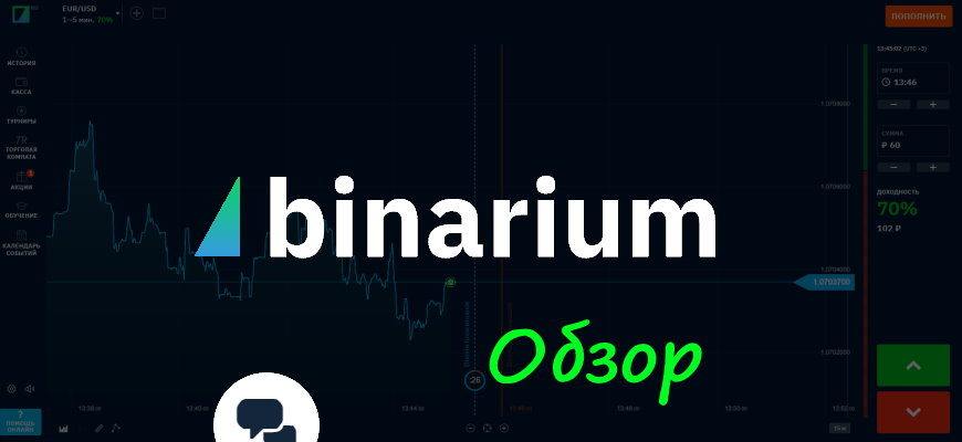 Обзор брокера Бинариум